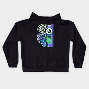 I SEE YOU Monster Kids Hoodie